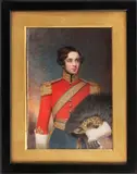 William John Newton, George Arthur Ede, Second Queens Dragoon Guards, Gouache on ivory