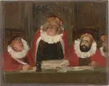 Franz Skarbina, Im Gerichtshof