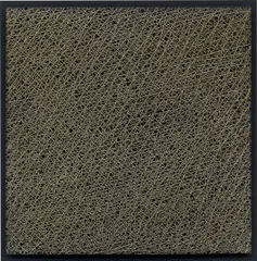 Milan Mölzer, Ohne Titel, Um 1976, Acryl auf Hartfaser, auf farbig gefasster Spanplatte montiert