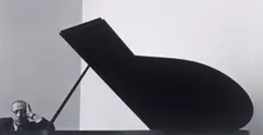 Igor Strawinsky, New York City by Arnold Newman, 1946, Späterer Silbergelatineabzug, sold Jun 2023