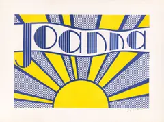 Joanna by Roy Lichtenstein, 1968, Farblithographie auf Velin, sold May 2022