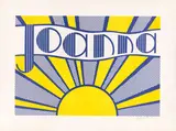 Roy Lichtenstein, Joanna, 1968, Farblithographie auf Velin