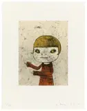 Yoshitomo Nara, Night Walker, 2002, Farbaquatinta und Vernis mou auf Velin