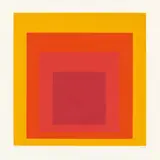 Aus: „Hommage au Carré by Josef Albers, 1964, Farbserigraphie auf einem gefalteten Bogen Papier, sold Dec 2016