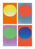 Rupprecht Geiger, Geiger – Modulation, 1969, Original-Kartonmappe mit 10 Farbserigraphien, jeweils auf leichtem Karton
