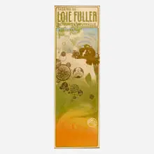 Théâtre de Loïe Fuller poster by Manuel Orazi, 1900, offset lithograph in colors, sold Sep 2022