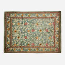 Medium pile carpet by William Morris, hand-knotted wool, sold Sep 2022