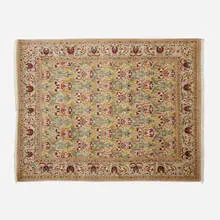 Medium pile carpet by William Morris, hand-knotted wool, sold Sep 2022