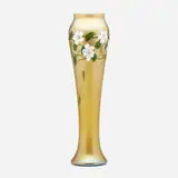 Inc. Louis C. Tiffany Furnaces, Tall vase with flowering vines
