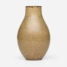 Vase by Émile Decoeur, c. 1930, glazed stoneware, sold Sep 2022