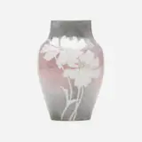 Mary Louise McLaughlin, Losanti vase with poppies, 1899-1904, carved and glazed porcelain