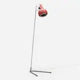 Louis Christiaan Kalff, Floor lamp, model NX29, c. 1950, lacquered steel and aluminum, plastic