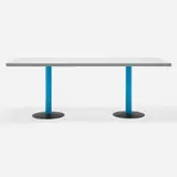 Antonia Astori, Kroma dining table, c. 1985, laminate, enameled steel