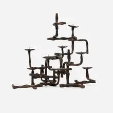 Marcello Fantoni, Candelabrum, c. 1960, cast iron