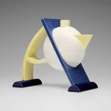 Matteo Thun, Columbina Spheroidea teapot, 1982 / 1986, glazed porcelain