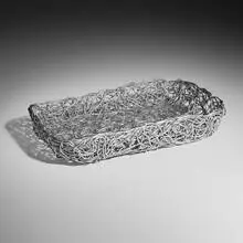 Prototype basket for the Nuvem series by Fernando and Humberto Campana, 2007, aluminum, sold Jun 2025