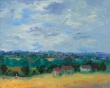 William Drummond Bone Arsa Rsw, Figures in a meadow