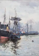 Joe Milne, Boats at Port