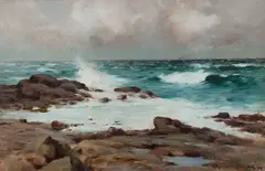 Rgi Robert Russell MacNee, Stormy Sea, possibly Tiree