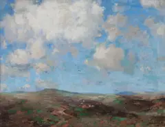 John Campbell Mitchell Rsa, Haunt of the Peewit: Galloway Moors