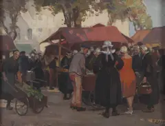 Robert Hope Rsa, The Market, Concarneau