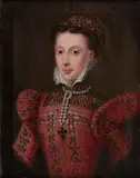 British School, 18th century, Portrait of a noblewoman