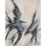 Clifford Mitchell Jr, Untitled (Blue Birds), 1962, Oil on paper