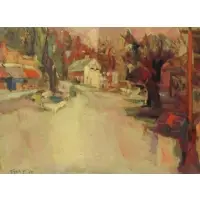 Greely House by Anthony Toney, Oil on canvas signed and dated '70, sold Sep 2026