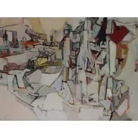 Anthony Toney, Brewester Construction, , Oil on canvas, signed and dated '69