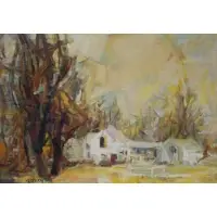 Anthony Toney, Broads Stables, Oil on canvas, signed and dated '70
