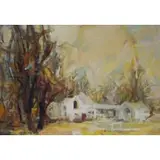 Anthony Toney, Broads Stables, Oil on canvas, signed and dated '70