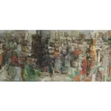 Anthony Toney, Overlooking Lower Manhattan, Oil on canvas, signed and dated 61