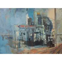 Anthony Toney, Connecticut, Oil on canvas, signed and dated '58
