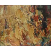 Anthony Toney, Untitled, Oil on canvas, signed and dated 66 lower left