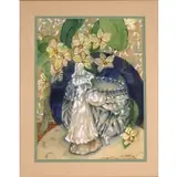 Elmer Livingston Mac Rae, Still life with flowers and pot, Watercolor on paper, signed lower right