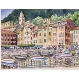 Martyn Murphy, Portofino, Watercolor, signed