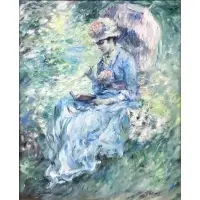 Paul Alan Williams, Michelle, American impressionist, oil on board, signed lr rt and dated on verso