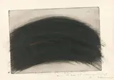 Arnulf Rainer, Busenmonument, 1963, Graphit, Buntstift und Tusche über Kaltnadel auf Velin