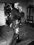 Stefan Moses, Ernst Wilhelm Nay, 1964, Vintage. Silbergelatineabzug. Agfa-Papier
