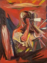Klaus Killisch, Bellevue / Schöne Aussichten, 1988, Öl auf Leinwand