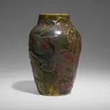 Hugh C. Robertson for Dedham Pottery, Rare and Tall experimental vase