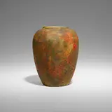Markham Pottery, Reseau vase, c. 1910, glazed earthenware