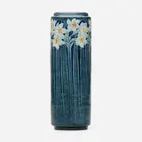 Anna Frances Simpson for Newcomb College Pottery, Early vase with daffodils