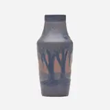 Anna Frances Simpson for Newcomb College Pottery, Cabinet vase with live oaks and Spanish moss