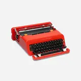 Ettore Sottsass, Valentine typewriter, 1969, plastic, enameled steel, metal, rubber