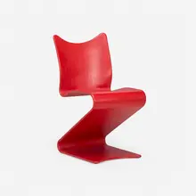 S-chair, model 275 by Verner Panton, aniline-dyed beech, sold Jun 2025