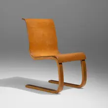 Alvar Aalto, Cantilever chair, model 21, birch plywood, laminated beech