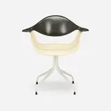 Swaged Leg chair, model MAF by George Nelson & Associates, molded fiberglass, enameled steel, rubber, enameled aluminum, plastic, sold Jun 2025