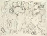 George Grosz, Am Strand in Ahrenshoop