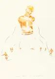 Norbert Bisky, Leinen los, 2005, Aquarell über Bleistift auf Velin
